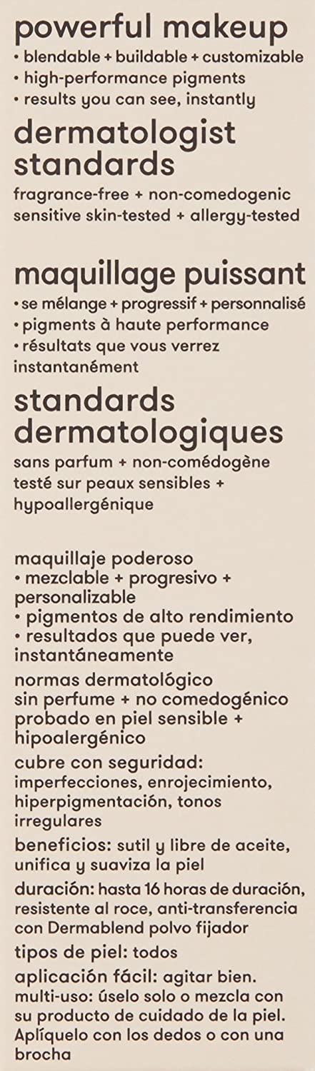 Dermablend Flawless Creator Multi-Use Liquid Foundation Makeup, Full Coverage Lightweight Buildable Foundation, Natural Finish-11