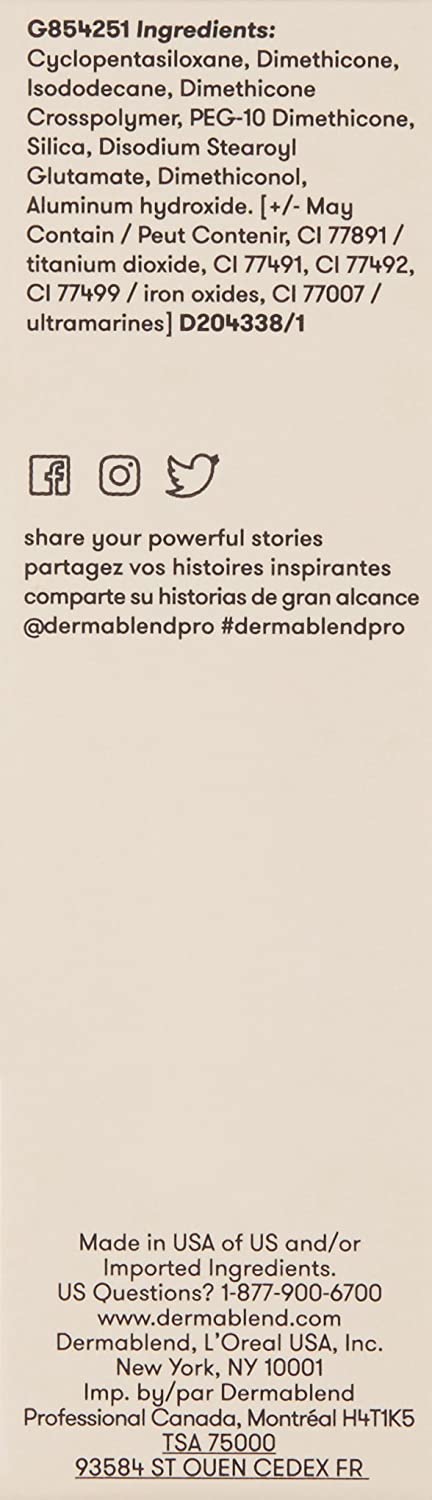 Dermablend Flawless Creator Multi-Use Liquid Foundation Makeup, Full Coverage Lightweight Buildable Foundation, Natural Finish-12