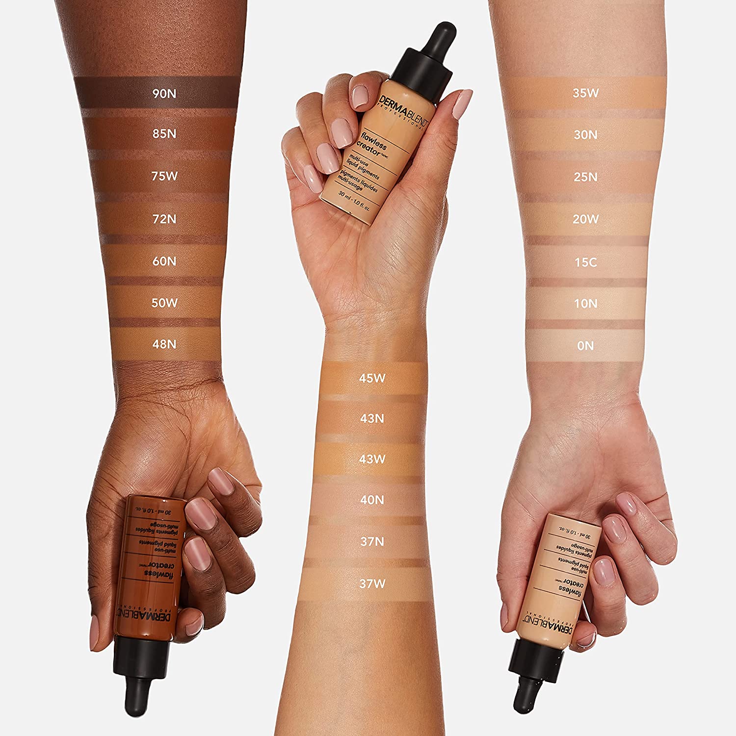 Dermablend Flawless Creator Multi-Use Liquid Foundation Makeup, Full Coverage Lightweight Buildable Foundation, Natural Finish-4