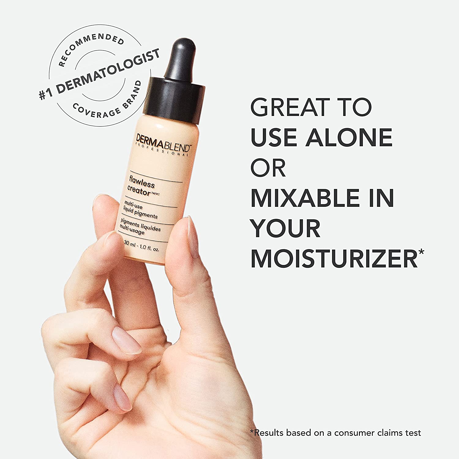 Dermablend Flawless Creator Multi-Use Liquid Foundation Makeup, Full Coverage Lightweight Buildable Foundation, Natural Finish-6
