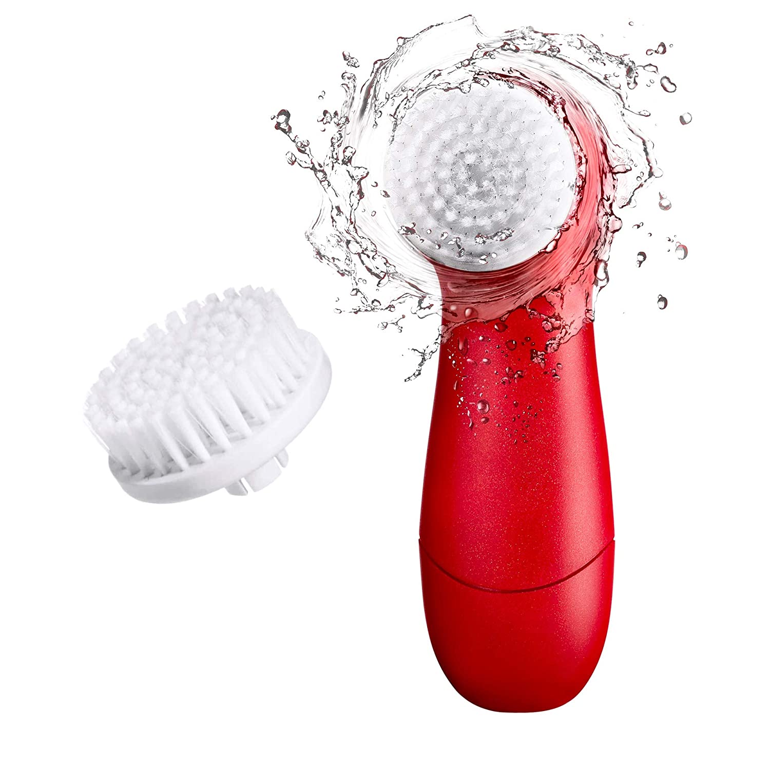 Facial Cleansing Brush by Olay Regenerist, Face Exfoliator with 2 Brush Heads-0