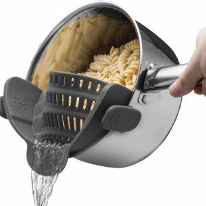 Kitchen Gizmo Snap N Strain Pot Strainer and Pasta Strainer