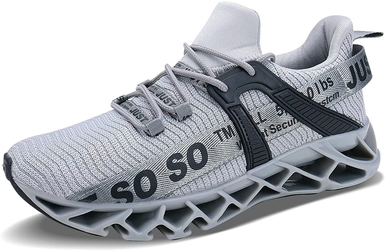 Mens Running Shoes Walking Non Slip Blade Type Sneakers-0