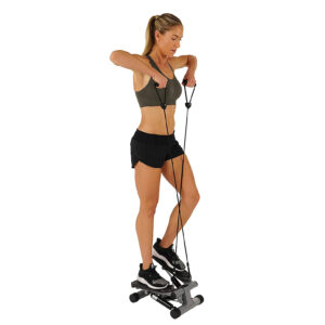 Sunny Health & Fitness Mini Stepper with Resistance Bands