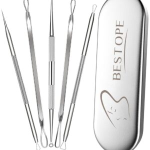 Blackhead Remover and Pimple Popper Tool Kit for Face